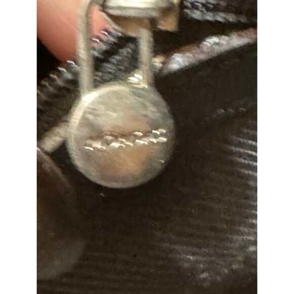 Vintage Monsac Leather Shoulder Bag With Dual Straps Black - Picture 10 of 11